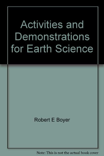 Imagen de archivo de Activities and Demonstrations for Earth Science a la venta por Better World Books