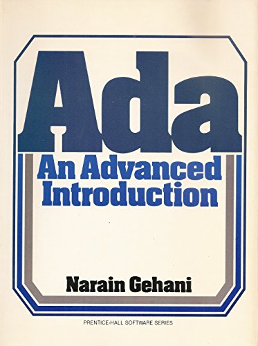 9780130039620: ADA: An Advanced Introduction