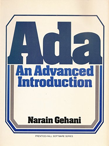 Stock image for ADA : An Advanced Introduction (Software Ser.) for sale by Bingo Used Books