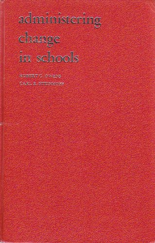 Stock image for Administering Change in Schools for sale by Better World Books
