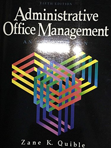 9780130059352: Administrative Office Management: An Introduction