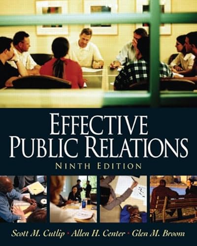 9780130082008: Effective Public Relations: United States Edition