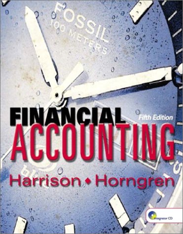 Beispielbild fr Financial Accounting, Fifth Edition zum Verkauf von HPB-Red
