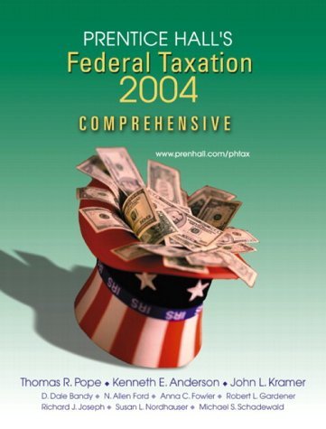 Beispielbild fr Prentice Hall's Federal Taxation 2004: Comprehensive zum Verkauf von Ammareal