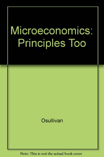 9780130082503: Microeconomics: Principles Too
