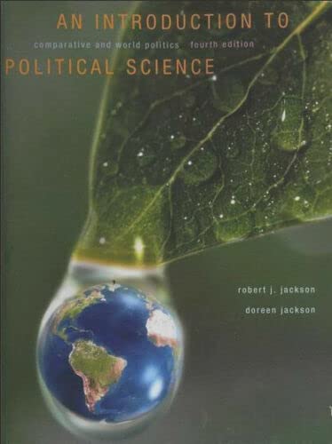 Imagen de archivo de An Introduction to Political Science: Comparative and World Politics a la venta por Hawking Books