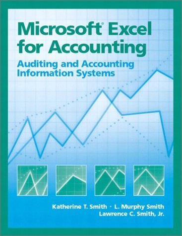 Beispielbild fr Microsoft Excel for Accounting : Auditing and AIS zum Verkauf von Better World Books
