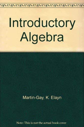 Beispielbild fr Introductory Algebra zum Verkauf von Books From California