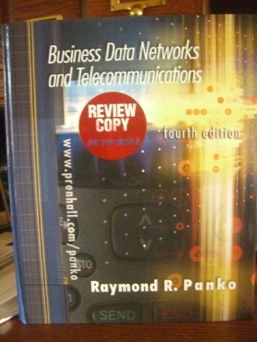 Imagen de archivo de Business Data Networks and Telecommunications (Instructor's Edition) a la venta por BookHolders