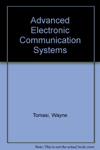 Imagen de archivo de Advanced Electronic Communication Systems a la venta por Anybook.com