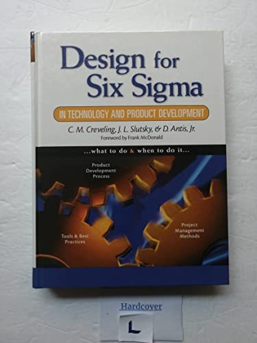 Beispielbild fr Design for Six Sigma in Technology and Product Development zum Verkauf von More Than Words