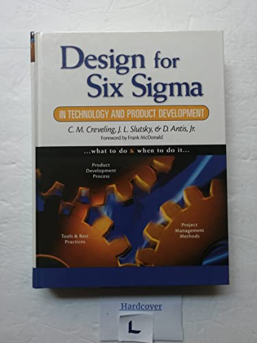 Stock image for Design for Six Sigma in Technology and Product Development for sale by Better World Books: West