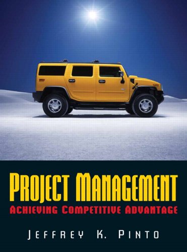 9780130092335: Project Management: Achieving Competitive Advantage: United States Edition