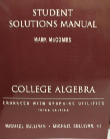 9780130092434: Students Solutions Manual