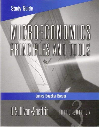 Beispielbild fr Microeconomics: Principles and Tools - Study Guide zum Verkauf von Wonder Book