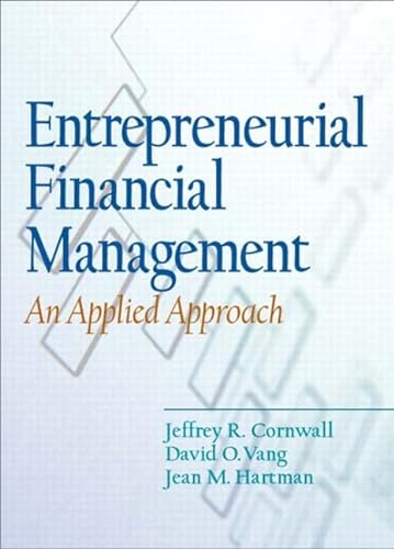 Stock image for Entrepreneurial Financial Management : An Applied Approach for sale by Better World Books