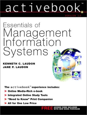 9780130094261: Essentials of Management Information Systems: Activebook Version 1.0