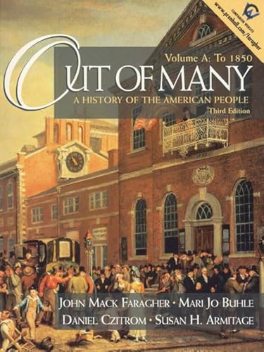 Imagen de archivo de Out of Many: A History of the American People, Volume A: To 1850 (3rd Edition) a la venta por HPB-Red