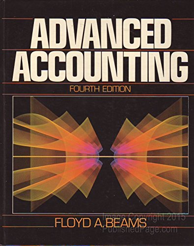 Beispielbild fr Advanced accounting zum Verkauf von Wonder Book