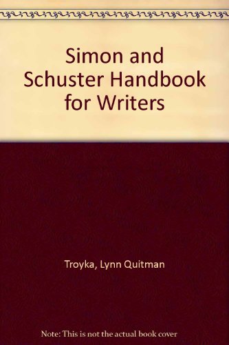9780130102188: Simon and Schuster Handbook for Writers