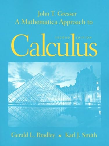 9780130105868: A Mathematica Approach to Calculus