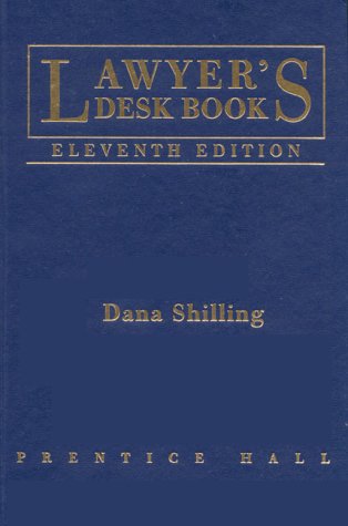 Beispielbild fr Lawyer's Desk Book zum Verkauf von HPB-Red