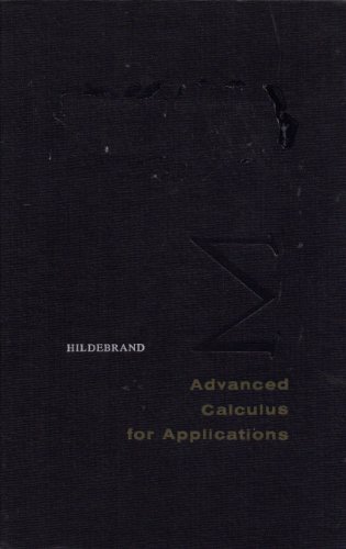 Stock image for Advanced Calculus for Applications for sale by Better World Books