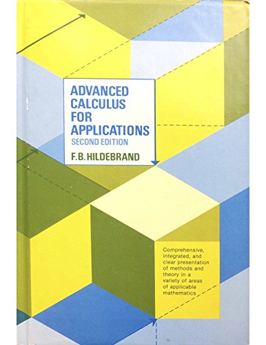 Advanced Calculus for Applications, Second Edition