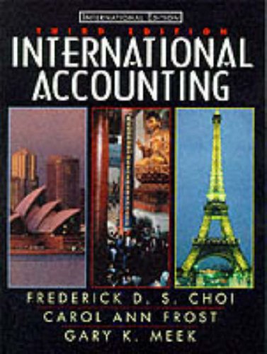9780130114013: International Accounting: International Edition