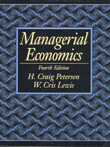 9780130114020: Managerial Economics (International Edition)