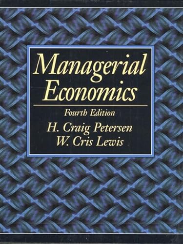 9780130114020: Managerial Economics (International Edition)