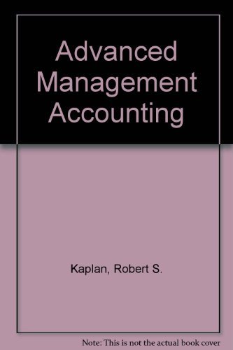 9780130116024: Sm Advanced Management Accounting S/M