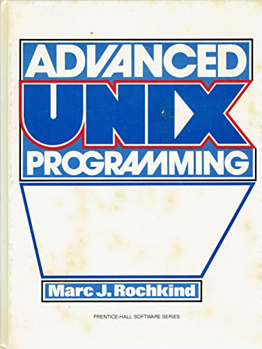 Beispielbild fr Advanced UNIX programming zum Verkauf von HPB-Red