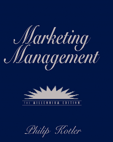 Beispielbild fr Marketing Management : Millennium Edition zum Verkauf von Better World Books