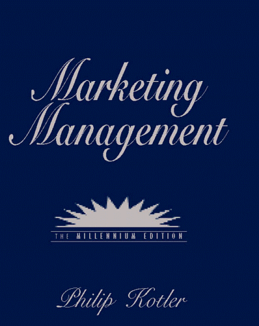 Imagen de archivo de Marketing Management: Millennium Edition (10th Edition) a la venta por SecondSale