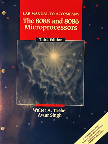 Beispielbild fr The 8088 and 8086 Microprocessors: Lab Manual zum Verkauf von HPB-Red