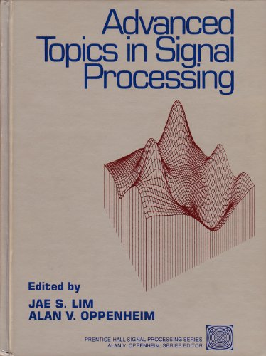 9780130131294: Advanced Topics in Signal Processing (Prentice-Hall signal processing series)