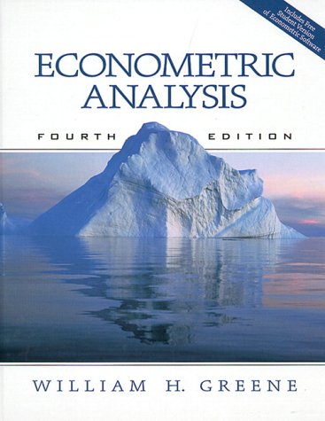 Beispielbild fr Econometric Analysis (4th Edition) zum Verkauf von Goodwill