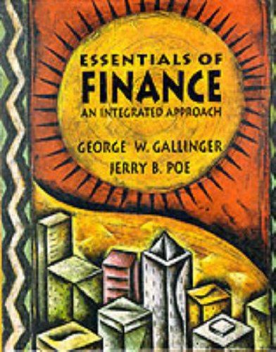 Essentials of Finance: An Integrated Approach