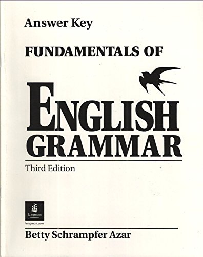 Stock image for Fundamentals of English Grammar, Without Answer Key Answer Key for sale by ThriftBooks-Atlanta