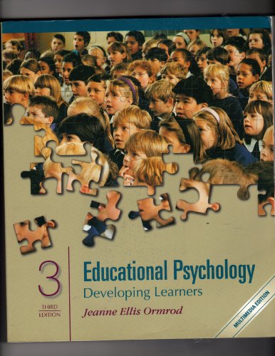 Imagen de archivo de Educational Psychology: Developing Learners a la venta por Top Notch Books