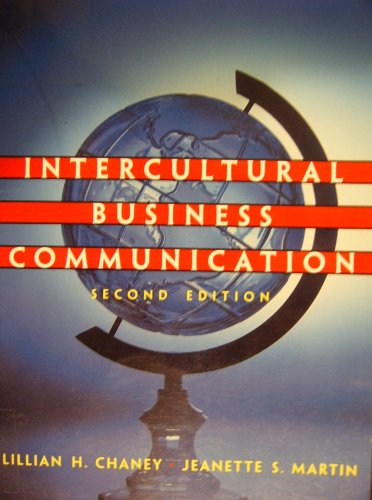 9780130137005: Intercultural Business Communication