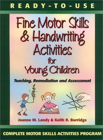 9780130139429: Ready to Use Fine Motor Skills & Handwriting Activities for Young Children