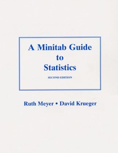 Stock image for A MINITAB Guide to Statistics for sale by Eatons Books and Crafts