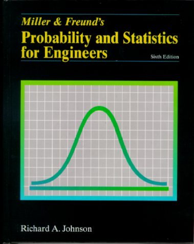 9780130141583: Miller and Freund's Probability and Statistics for Engineers: United States Edition