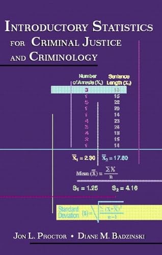 Immagine stock per Introductory Statistics for Criminal Justice and Criminology