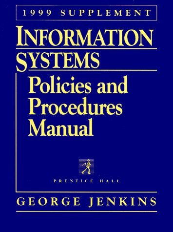 9780130142948: Info Systs Policies Proced Man 99 +CD: 1999 Supplement