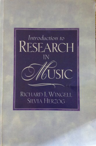 Stock image for Introduction to Research in Music for sale by BooksRun