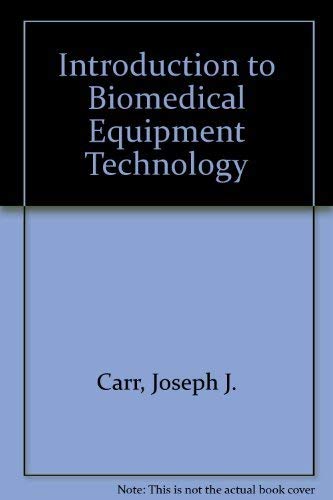 Beispielbild fr Introduction to Biomedical Equipment Technology zum Verkauf von SecondSale