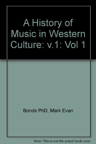 Imagen de archivo de Anthology of Music in Western Culture, Vol. 1 a la venta por The Book Cellar, LLC